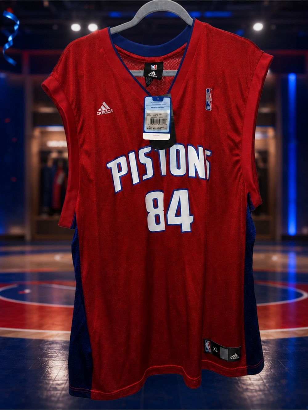 NWT Adidas Chris Webber #84 Detroit Pistons Jersey XL NBA Vintage 2007